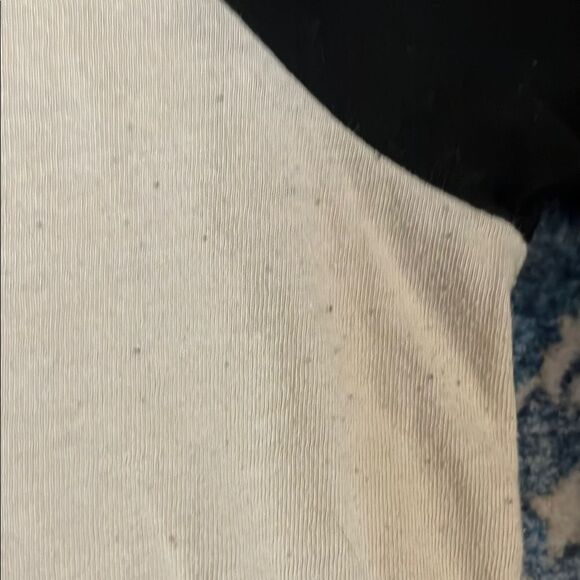 Harley-Davidson Black Cream Number 1 One Pullover Raglan Casual Shirt - Picture 8 of 11